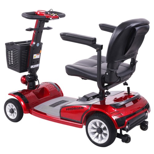 Unificare Mate Vierrad-Roller für Senioren 250W 20Ah Rot
