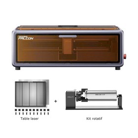 Creality Falcon A1 10W Laser 150W Extracteur de fumée Lit laser