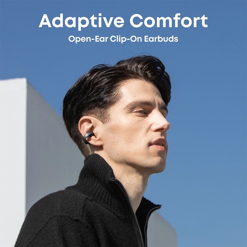 Anker Soundcore AeroClip Open-Ear Clip-On Ohrhörer Schwarz