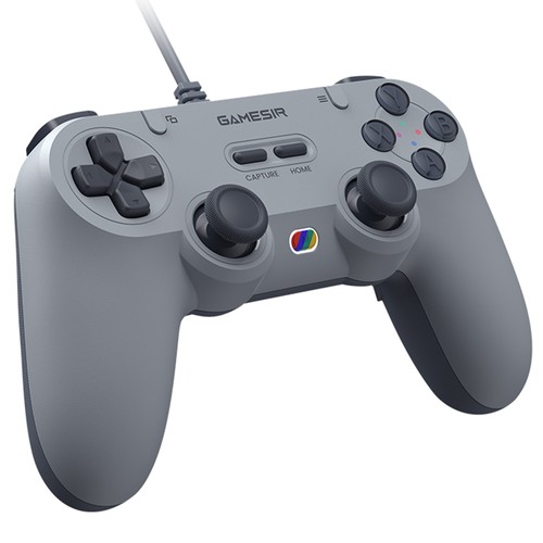 GameSir Tegenaria Lite Kabelgebundener symmetrischer Gamecontroller Retro Grau