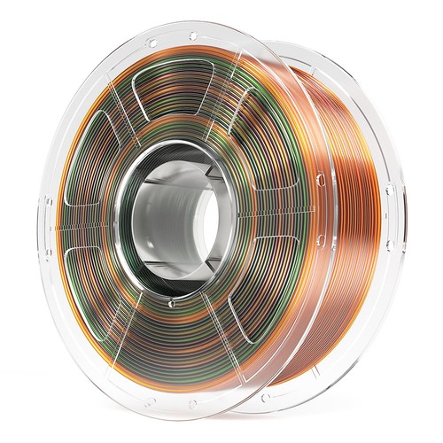 Mecpow höghastighets PETG-filament, 1 kg - transparent regnbågsfärgad