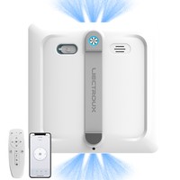 Liectroux S9 ablaktisztító robot, dupla görgőkefékkel, 6 irányú vízpermettel, 9000Pa szívóerővel, távirányítóval és alkalmazásvezérléssel