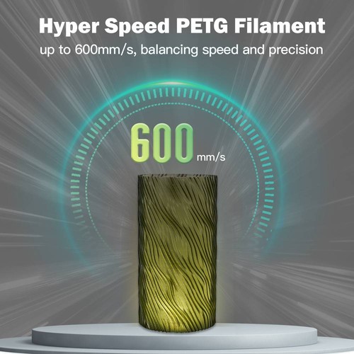 ERYONE Höghastighets genomskinligt PETG-filament, 1 kg - Mörkgrön