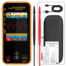 BSIDE OS1 Mini Digital Oscilloscope Multimeter Yellow