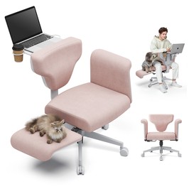 NEWTRAL Freedom-X-FB Chaise ergonomique multi-posture avec accoudoirs la détente et la compagnie d’animaux