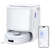 Narwal Freo X10 Pro Robot Vacuum and Mop, 11,000Pa Suction, 120-Day Self-Emptying, Tangle Free, Auto Mop Wash & Dry, Obstacle Avoidance, for Pet Hair and Hard Floor - White