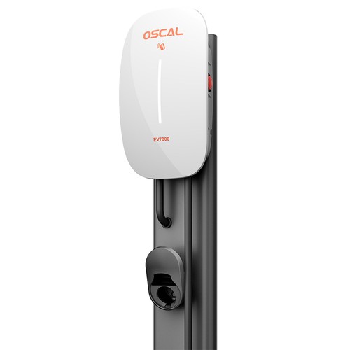 Oscal EV7000 Smart Wandladegerät für Elektrofahrzeuge, EU-Stecker, Weiß
