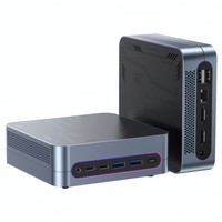 CHUWI LarkBox S Mini PC, Intel Core I3-1220P 10 Cores Max 4.4GHz, 16GB RAM 512GB SSD, Full-Featured Type-C + 2*HDMI 4K Triple Display, WiFi 5 Bluetooth 5.1, 1*USB3.2 Type-C, 2*USB3.2 Type-A, 2*USB2.0, 1*Audio Jack, 1*RJ45