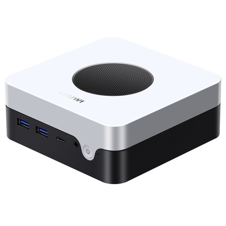 CHUWI LarkBox X Mini-PC, Intel N150 4 Kerne, max. 3,6 GHz, 16 GB RAM, 512 GB SSD, Typ C + HDMI + DP 4K-Dreifachdisplay, WiFi 6, Bluetooth 5.2, 2 x USB 3.2 Gen 2 Typ A, 2 x USB 3.2 Gen 1 Typ A, 1 x 2,5 G RJ45, 1 x 1 G RJ45, 1 x Audiobuchse