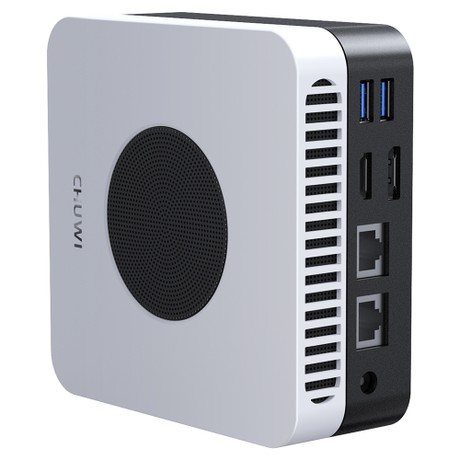 CHUWI LarkBox X Mini-PC, Intel N150 4 Kerne, max. 3,6 GHz, 16 GB RAM, 512 GB SSD, Typ C + HDMI + DP 4K-Dreifachdisplay, WiFi 6, Bluetooth 5.2, 2 x USB 3.2 Gen 2 Typ A, 2 x USB 3.2 Gen 1 Typ A, 1 x 2,5 G RJ45, 1 x 1 G RJ45, 1 x Audiobuchse