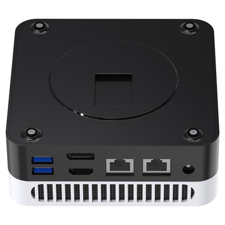 CHUWI LarkBox X Mini-PC, Intel N150 4 Kerne, max. 3,6 GHz, 16 GB RAM, 512 GB SSD, Typ C + HDMI + DP 4K-Dreifachdisplay, WiFi 6, Bluetooth 5.2, 2 x USB 3.2 Gen 2 Typ A, 2 x USB 3.2 Gen 1 Typ A, 1 x 2,5 G RJ45, 1 x 1 G RJ45, 1 x Audiobuchse