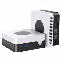 CHUWI LarkBox X Mini PC, Intel N150 4 Cores Max 3.6GHz, 16GB RAM 512GB SSD, Type-C + HDMI + DP 4K Triple Display, WiFi 6 Bluetooth 5.2, 2*USB3.2 Gen 2 Type-A, 2*USB3.2 Gen 1 Type-A, 1*2.5G RJ45, 1*1G RJ45, 1*Audio Jack