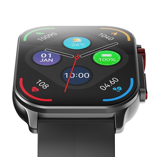 IMIKI Frame 2 Smartwatch Schwarzes Armband