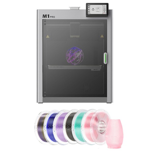 Artillery M1 Pro 3D Printer + 6kg Mecpow High Speed PETG Filament - 1kg Red/Yellow/Solid Blue/Black/Light Blue/Transparent 