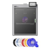 Artillery M1 Pro 3D Printer + 6kg Mecpow High Speed PETG Filament - 1kg Red/Yellow/Solid Blue/Black/Light Blue/Transparent