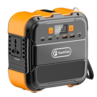 POWKEY Station d'alimentation portable, Batterie externe de 30 000 mAh pour ordinateur portable 96Wh LiFePO4, Station d'alimentation solaire avec charge rapide USB-C 100W et éclairage LED pour