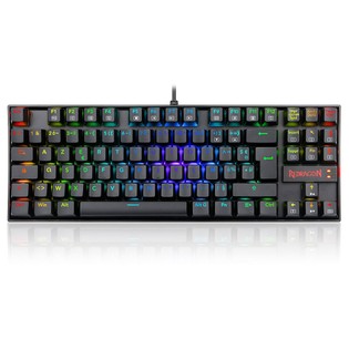 Coupon Geekbuying Redragon K552P-KR-FR RGB Backlight TKL Mechanical Keyboard Compact 88 Keys AZERTY FR Layout Red Switch - Black