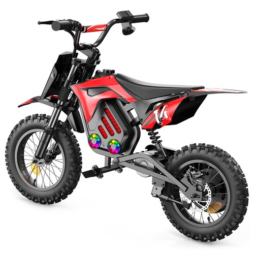 A14 Kinder-Elektromotorrad 500W 36V 5,2Ah Rot
