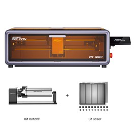 Creality Falcon A1 Pro 20W Graveur laser + Kit Rotatif + Lit Laser
