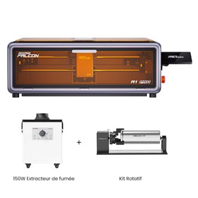 Creality Falcon A1 Pro Graveur laser Extracteur de fumée Kit Rotatif