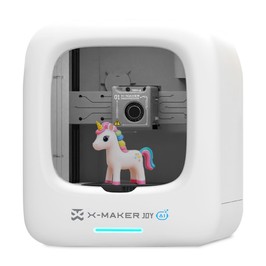 AOSEED X-MAKER JOY AI+ V4.0 3D Nyomtató Gyerekeknek, Teljesen Zárt, 120×120×120mm Nyomtatási Térfogat, 260°C Fúvóka, 300mm/s Nyomtatási Sebesség, Wi-Fi és Alkalmazásvezérlés