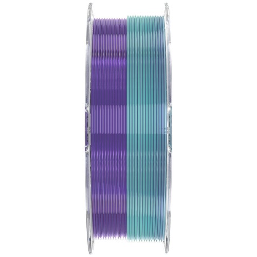 Mecpow höghastighets PETG-filament, 1 kg - Grön-Lila