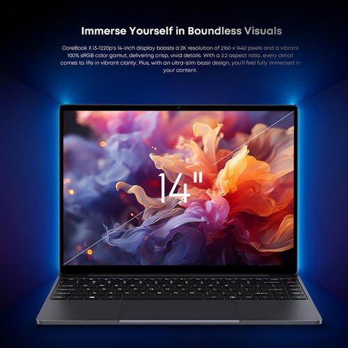 CHUWI CoreBook X Laptop i3-1220P 16GB 512GB