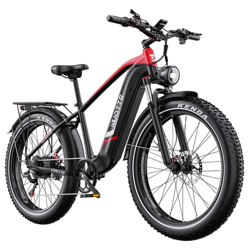 DUOTTS F26 Lite Elektrofahrrad 500W 48V 18Ah Schwarz Rot