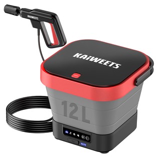 Coupon Geekbuying KAIWEETS KPW-F1 Portable Electric Pressure Washer, 12L Capacity, 5-in-1 Nozzle, Max 220PSI, Type-C Charging, 16.4FT Hose, for Camping/Patio/Bike/Pet Cleaning