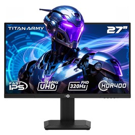 TITAN ARMY P2712V Gamer Monitor 27 hüvelykes Gyors IPS 3840×2160@160Hz és 1920×1080@320Hz