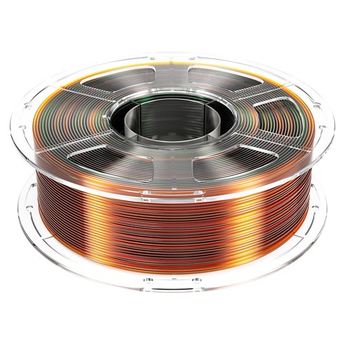 4 kg Mecpow Hochgeschwindigkeits-PETG-Transparentfilament – Transparenter Regenbogen