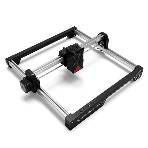 ATOMSTACK Swift 12W Lasergravierer für Holz, Acryl, Leder – KI-Text-zu-Bild-Konvertierung für individuelle Designs, 300 x 300 mm Arbeitsbereich