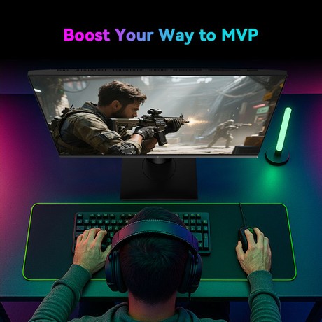 KTC H25X7 Gaming Monitor, 24.5 inch 1920*1080 Fast IPS Screen, 400Hz Refresh Rate, HDR400, 1ms MPRT Response Time, FreeSync & G-Sync Compatible, Low Blue Light & Flicker-Free, 2*HDMI 2.0, 2*DP 1.4