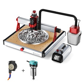 TWO TREES TTC450 Ultra CNC Router with Cleaner Wood Trimmer Air Cool