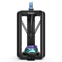 Flsun T1 Max 3D Printer, 1000mm/s Printing Speed, 300mmx297mm Build Volume, 300℃ High-temp Hotend, 0.1mm Precision, Auto-Leveling, Cluster Control, Dual Band 2.4G/5G WiFi 6, Compatible with PLA/PETG/TPU