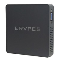 ERVPES B20E Mini PC, Intel J3710 4 Cores Max 2.64GHz, 8GB RAM 128GB SSD, Dual Screen Display, WiFi 5 Bluetooth 5.0, 2*USB3.0, 2*USB2.0, 1*Micro SD Card Slot, 1*HDMI, 1*VGA, 1*RJ45, 1*Headset Jack