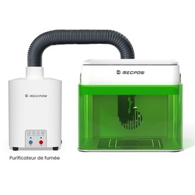 Mecpow M1 Classe 1 de la FDA 3,5W Graveur Laser Purificateur de fumée