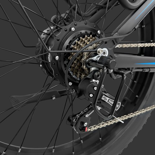 PVY MAX26 Elcykel med dubbla motorer 48V 30Ah 25km/h Orange