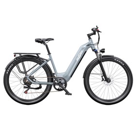 ONESPORT OT05 Vélo électrique 27,5 pouces Capteur de couple 18,2 Ah - Bleu Gris