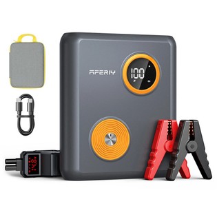 Coupon Geekbuying AFERIY GK03 2000A 12V Car Jump Starter, 27500mAh Power Bank, 60W PD Fast Charge, QC3.0 & DC Output, Smart Display & LED Light, For 6.0L Gas & 3.0L Diesel Vehicles