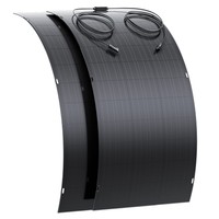 LIONSHEE LS-SP120 120W-os flexibilis napelem 2 db, 18,66%-os hatásfok, 2 mm-es ultravékony, 30°-ban hajlítható, IP67 vízálló, lakókocsihoz/hajóhoz/tetőtérbe/kempingezéshez