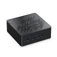 MINIX ER936-AI Mini PC, AMD Ryzen AI 9 365 10 Cores Max 5.0GHz, 32GB DDR5 RAM 1TB SSD, HDMI+DP+2*USB-C Quad-Screen Display, WiFi 6E Bluetooth 5.2, Dual 2.5G RJ45, 3*USB3.2, 1*Audio Jack