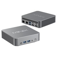 MINIX N512 Mini PC, Intel Core i5-12600H 8 Cores Max 4.5GHz, 16GB RAM 1TB SSD, 2*HDMI + USB-C + Thunderbolt 4 Quad Screen Display, WiFi 6 Bluetooth 5.2, 4*USB3.2, 1*2.5G LAN, 1*1G LAN, 1*Audio Jack