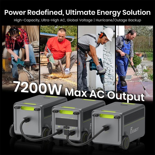 FOSSiBOT F7200 7200W 5222,4 Wh Station d'alimentation portable – Image 9