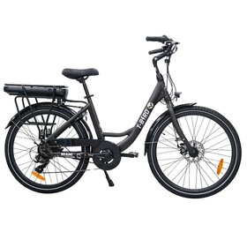 Miami-26 Elektrofahrrad, 250 W, 36 V, 14,4 Ah, 25 km/h, Schwarz