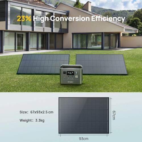 AFERIY AF-SG120 120W monokristallines Glas-Solarpanel
