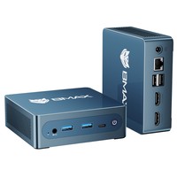 BMAX B4 Ultra Mini PC, Intel N150 4 Cores Max 3.6GHz, 16GB RAM 512GB SSD, 2*HDMI Dual Screen Display, WiFi 5 Bluetooth 5.0,
2*USB3.0, 2*USB2.0, 1*RJ45, 1*Headphone Jack
