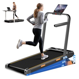 ROBORE X5F Foldable Treadmill with 14% Incline