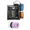 Flashforge AD5X 3D-Drucker + 4 kg Mecpow HS PLA+ Filament – ​​Weiß/Lila/Grau/Schwarz