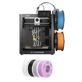 Flashforge AD5X Imprimante 3D + 4kg Mecpow Filament PLA+ haute vitesse – Blanc/Lilas/Gris/Noir